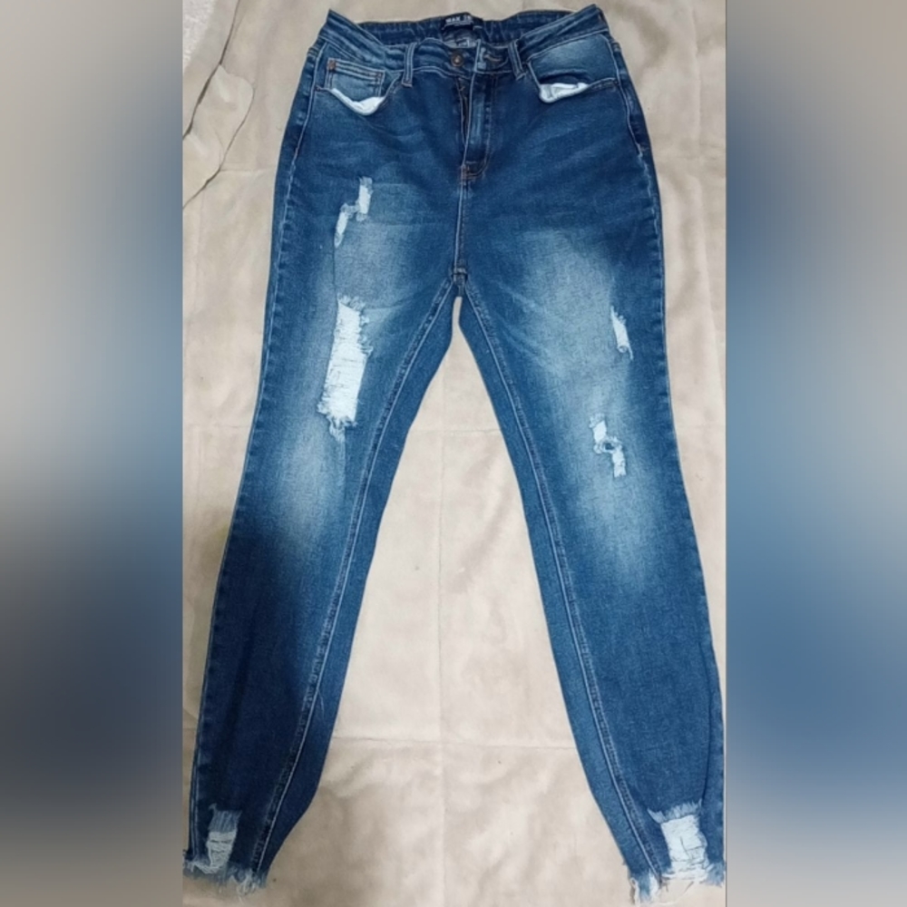 Skinny jeans, ripped, size 11/30